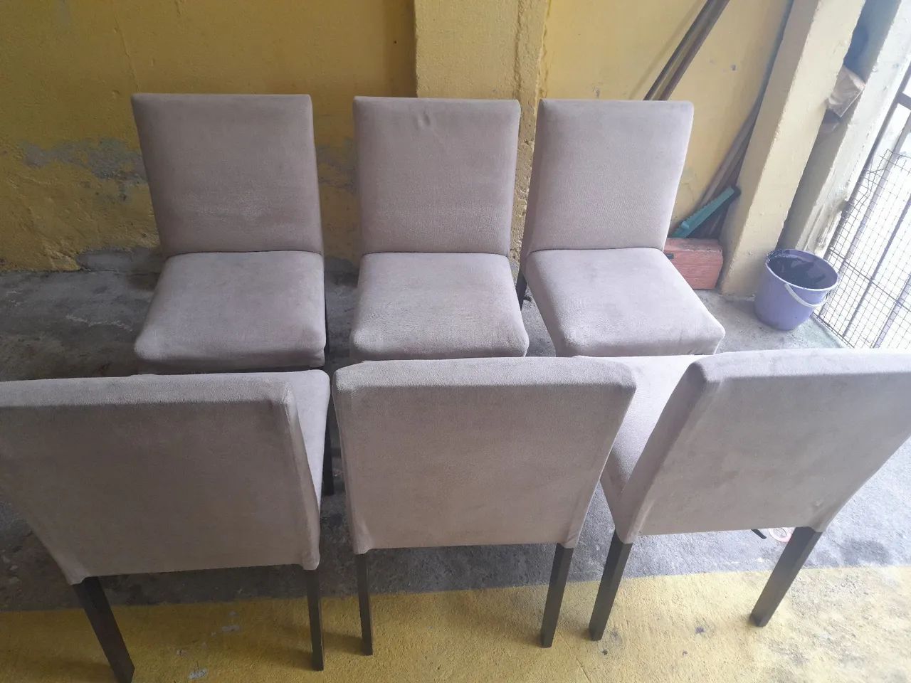 Cadeiras Madeira Conjunto com 6