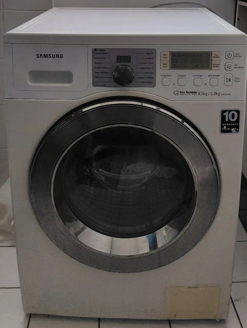 Lava e Seca Samsung 8,5KG com defeito
