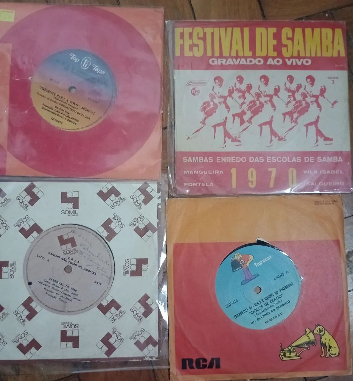  Carnaval RARÍSSIMOS Compactos (lote com 4)