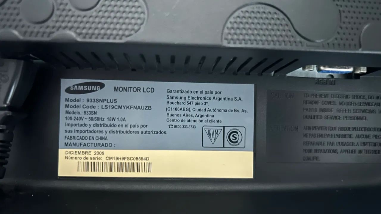 Monitor Samsung com defeito  - Foto 3
