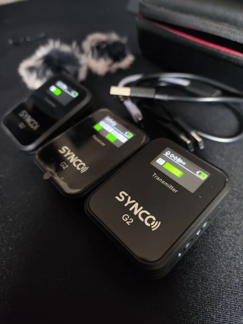 Microfone Lapela Sem Fio Synco G2a2  2,4ghz