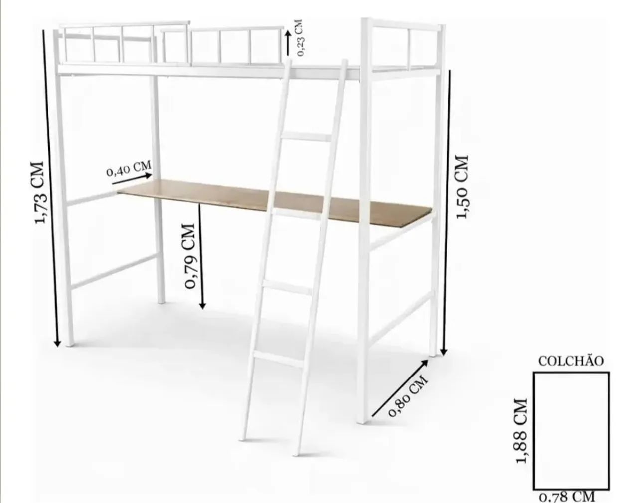 Cama escrivaninha  - Foto 2