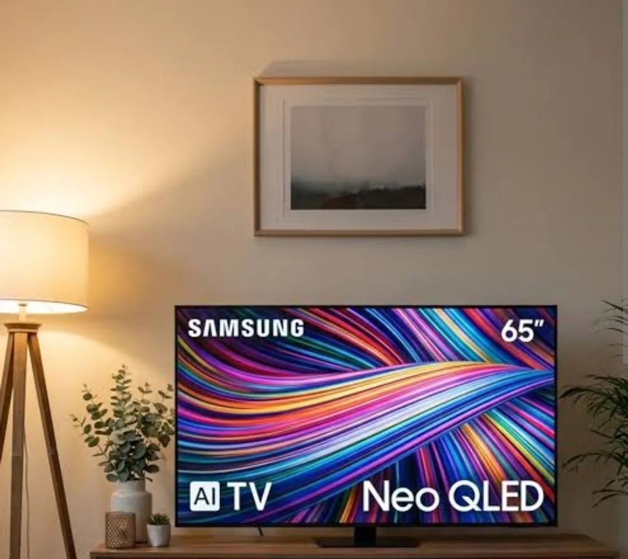Tv 56 polegadas nova