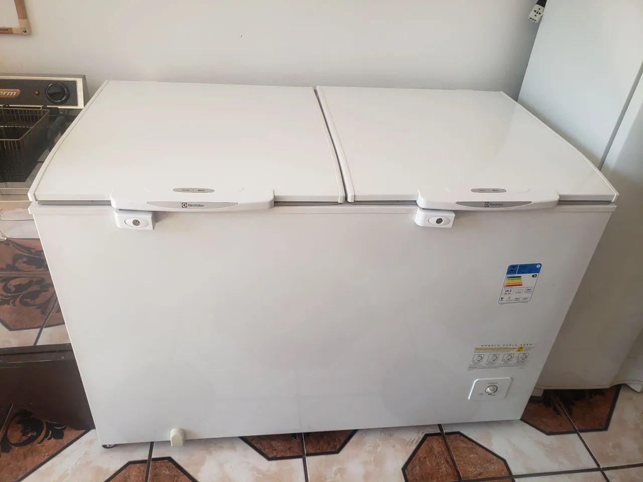 Freezer Horizontal 400L duas portas 