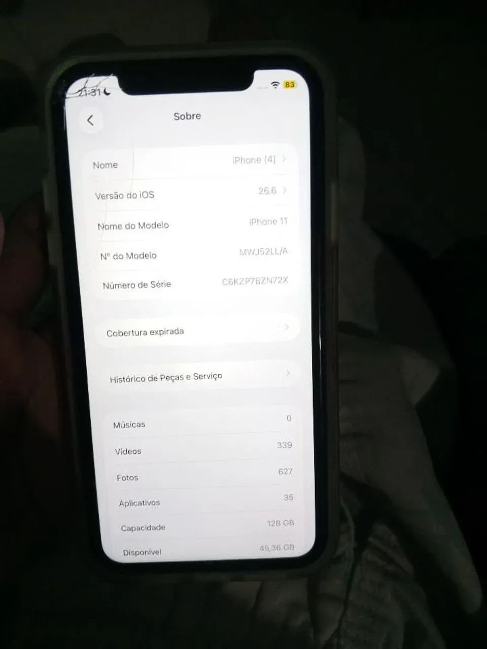 iPhone 11 todo bom original bem conservado no preço  - Foto 3