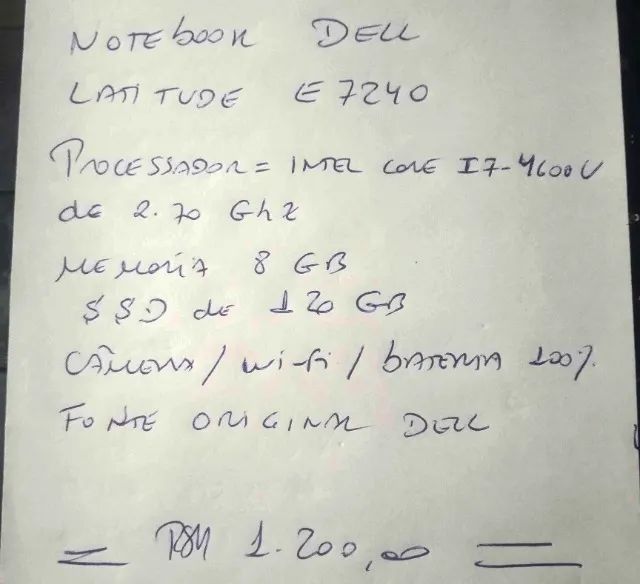 NOTEBOOK DELL E7240 - LER A DESCRIÇÃO - Foto 2