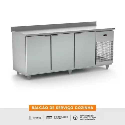 BALCÃO REFRIGERADO INOX REFRIMATE AR FORÇADO - Foto 4
