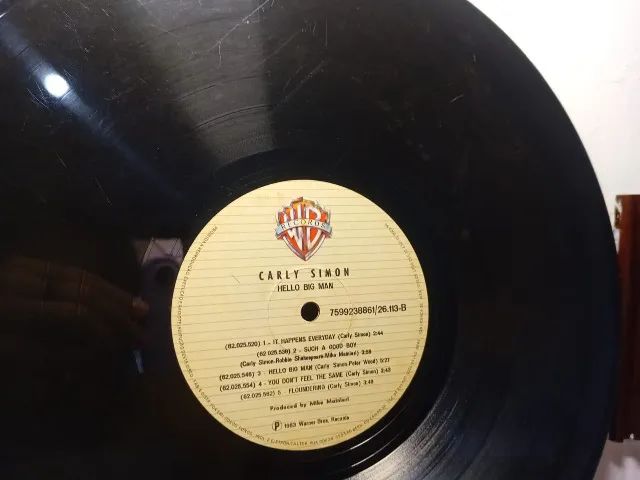 Disco de vinil lp Carly Simon "Hello Big Man" - Foto 3