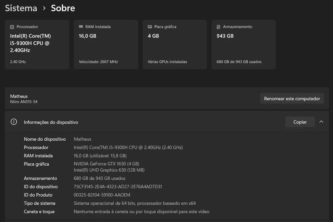 Notebook Gamer Acer Nitro V - Foto 4