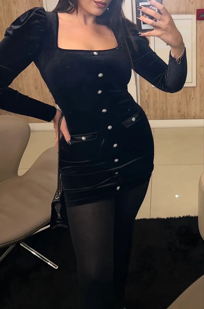 Vestido preto chique  - Foto 2