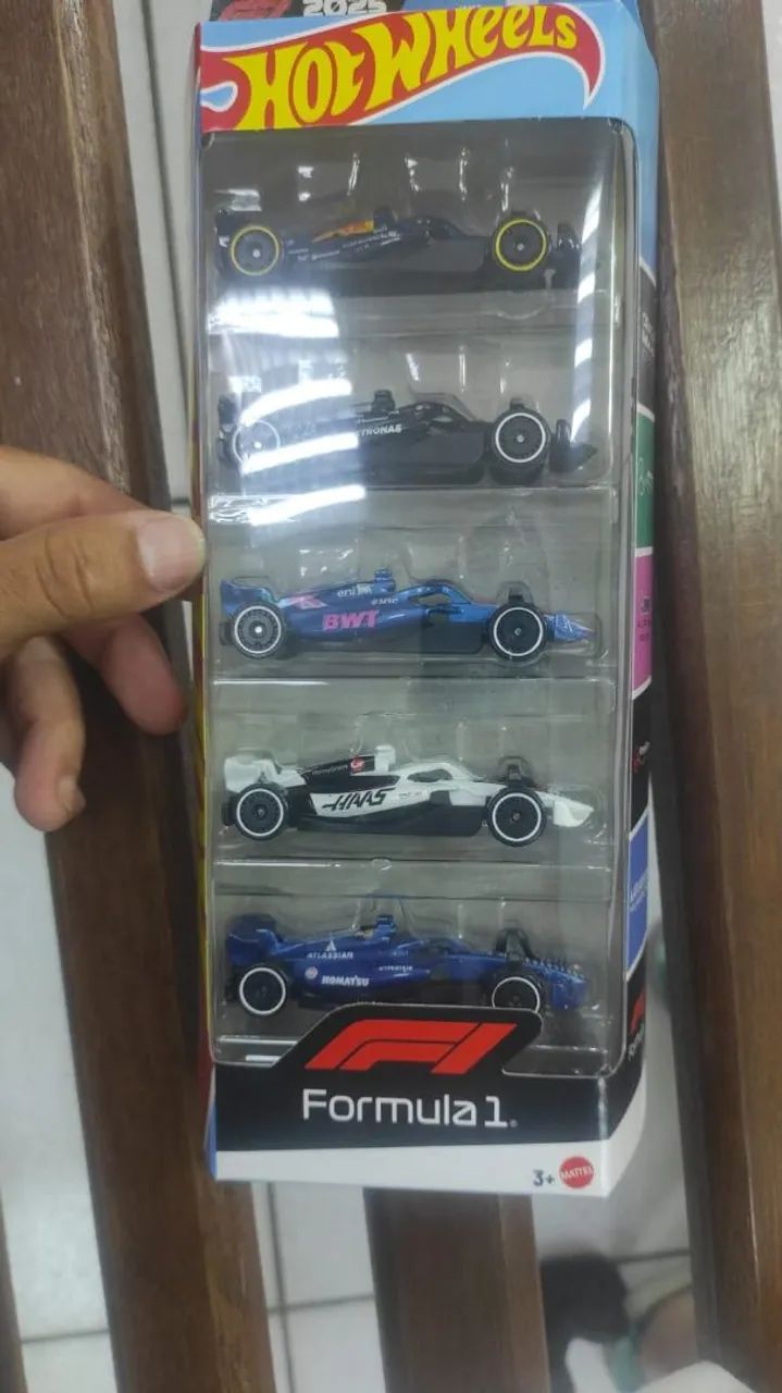 Hot Wheels novo pack fórmula 1
