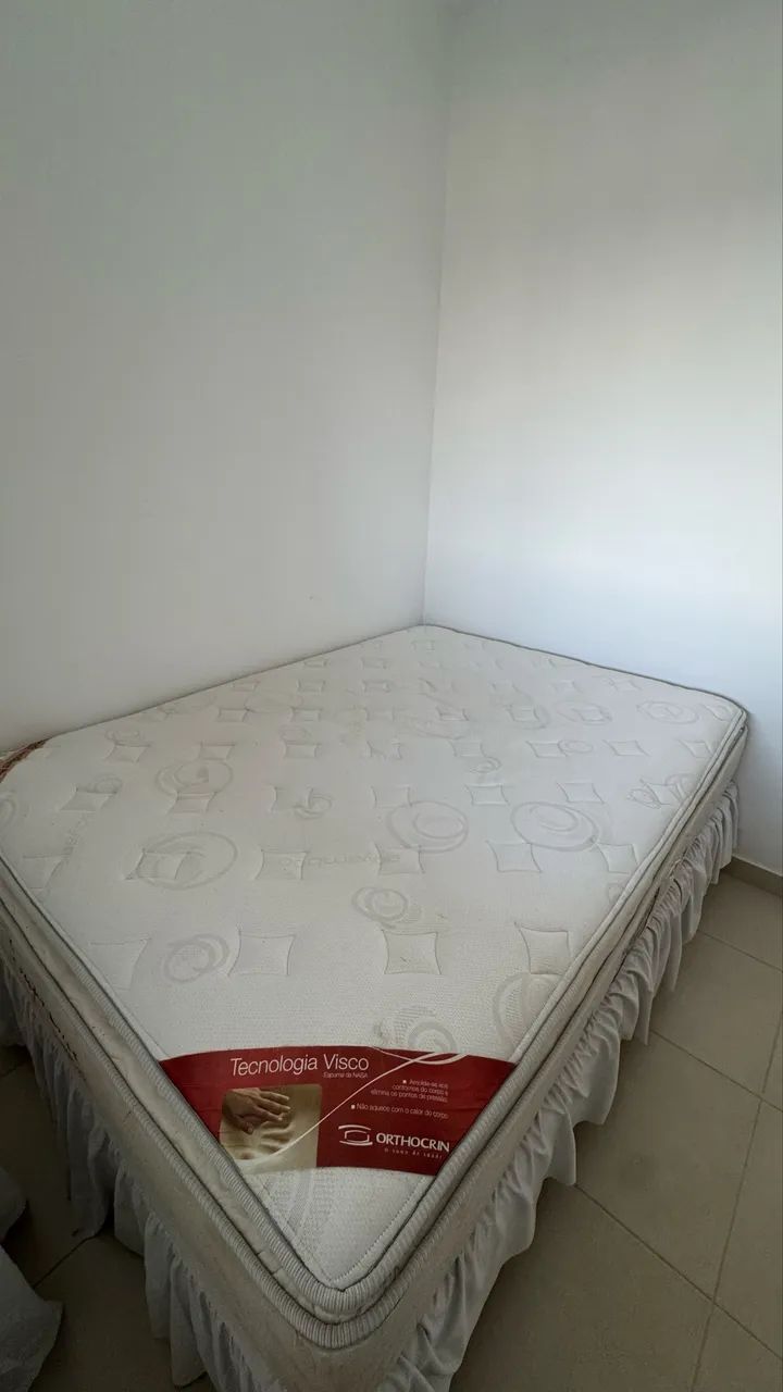 Cama Box + colchão Casal Orthocrin - Foto 3