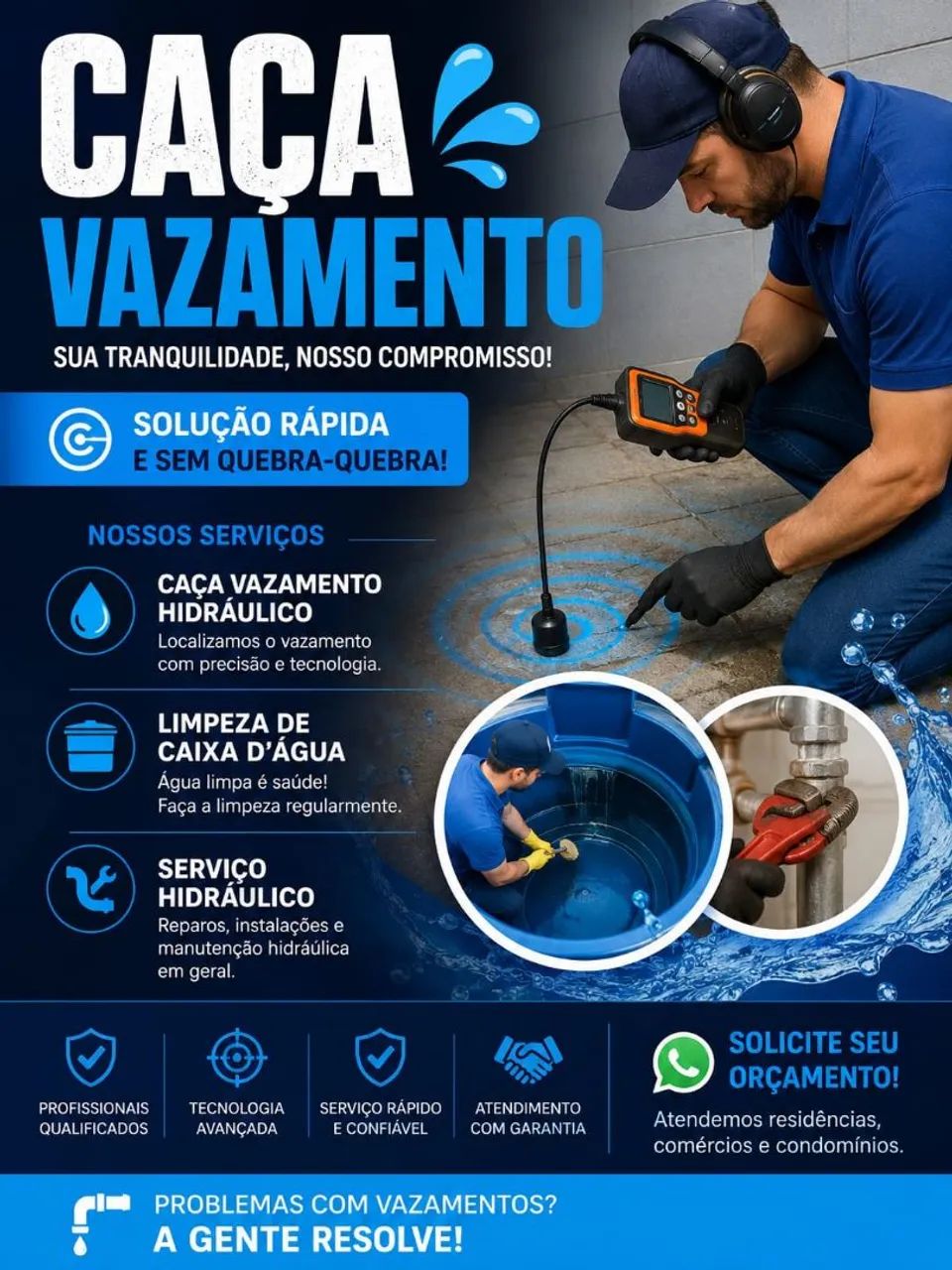 Caça vazamento 