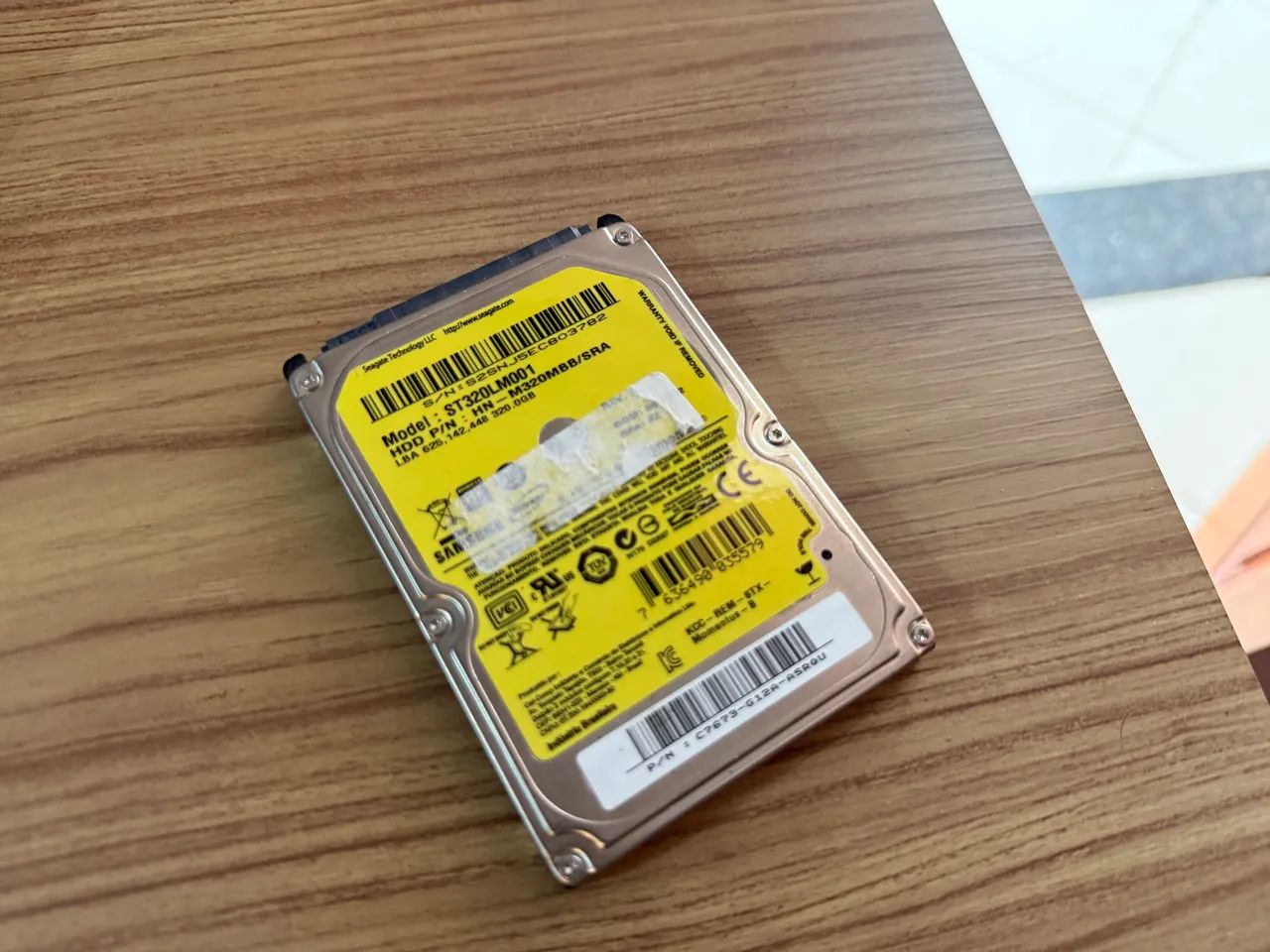 Hd notebook desktop 320gb Samsung 