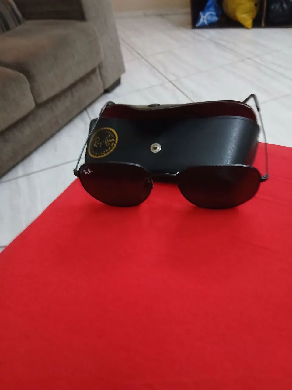 Óculos Ray ban hexagonal 