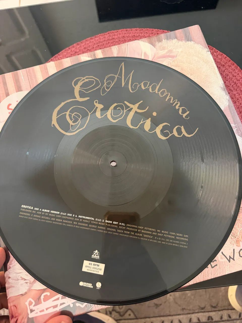 Madonna erotica(single) vinil  - Foto 2