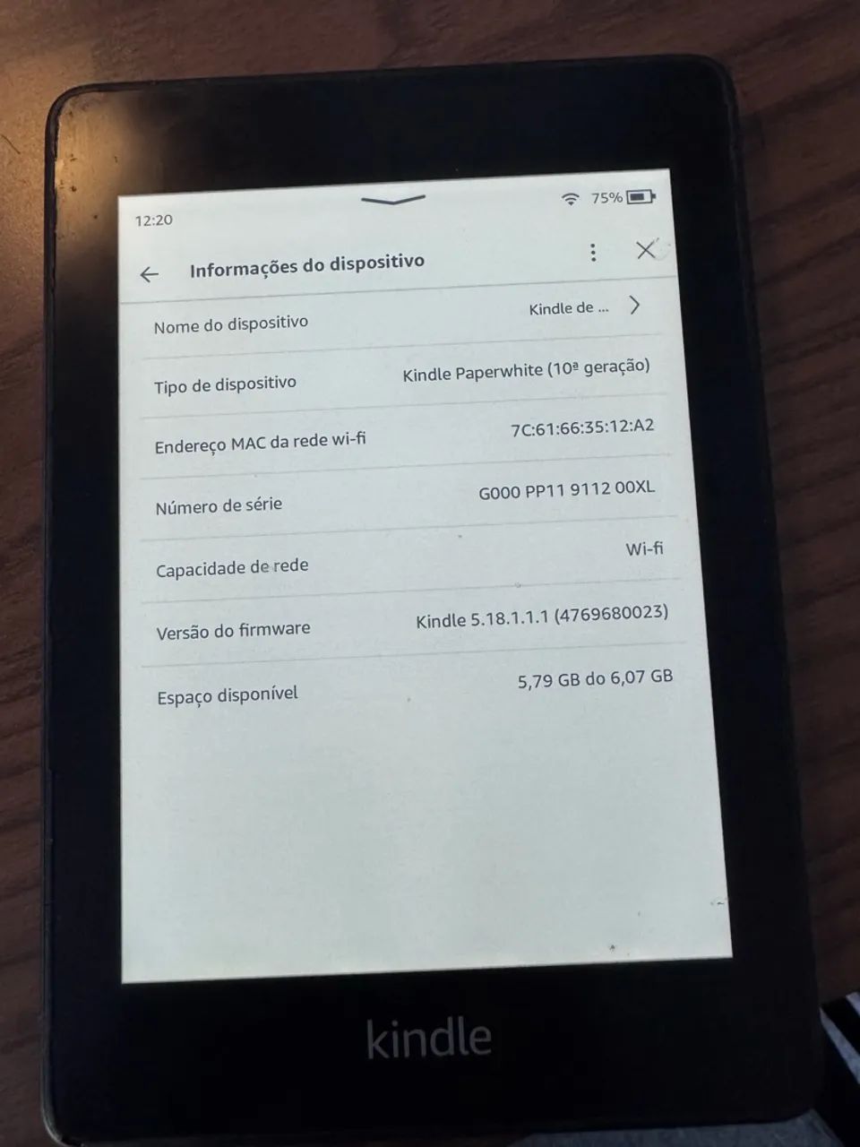 Kindle Paperwhite (10ª geração) - Foto 2