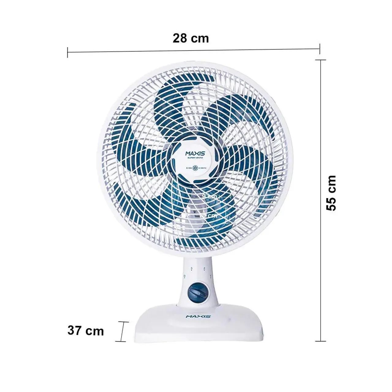 Ventilador de Mesa Maxis 30cm - Potente e Silencioso | Entrega Rápida - Foto 5