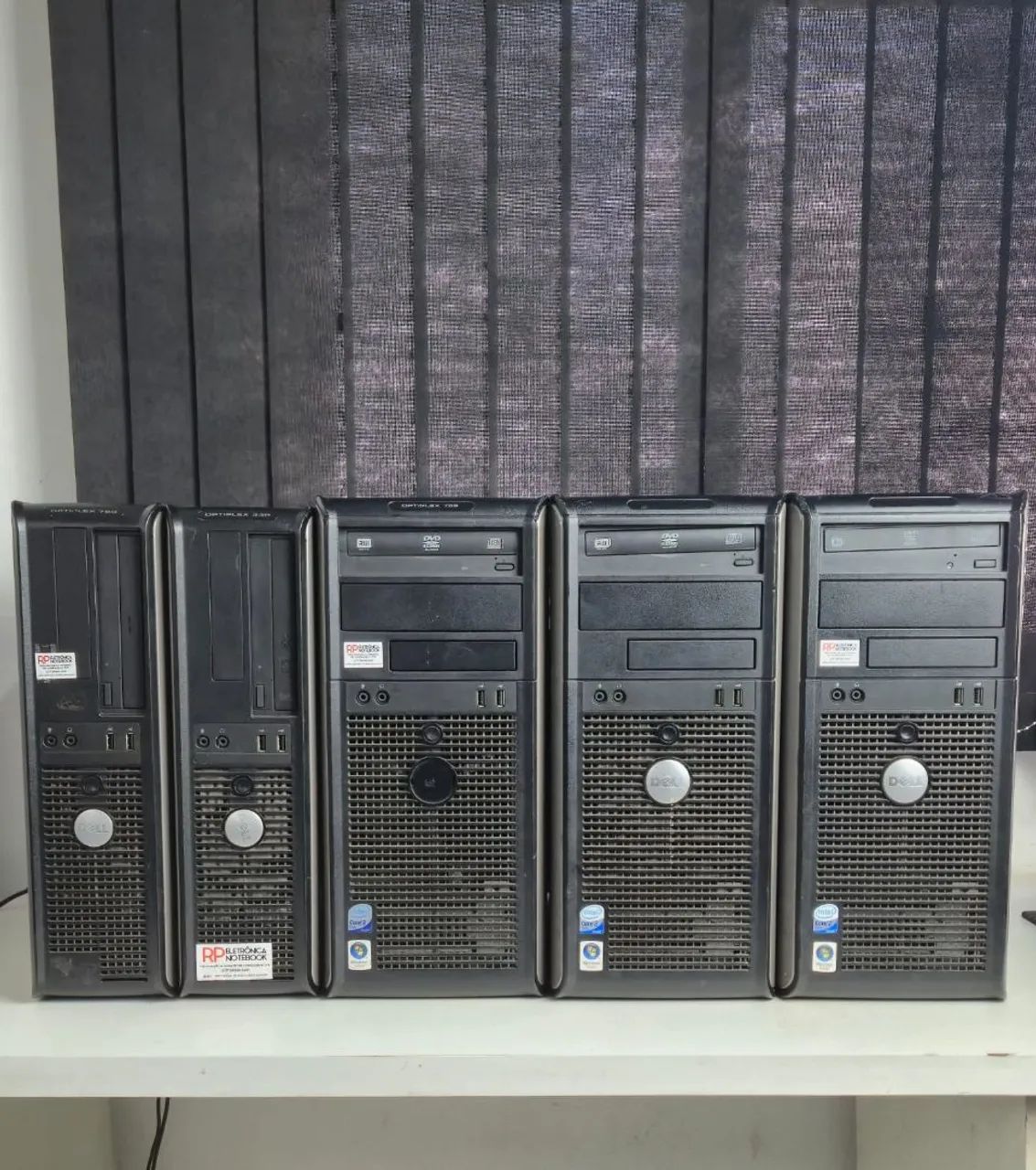 Lote 5 cpu Dell core 2 duo