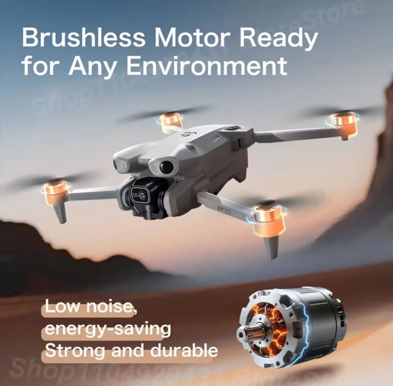 Drone gt50 controle com tela  - Foto 4