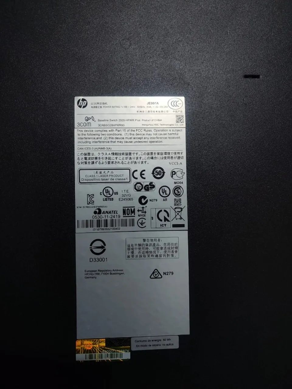 Switch HP V1910-48G je007a - Foto 5