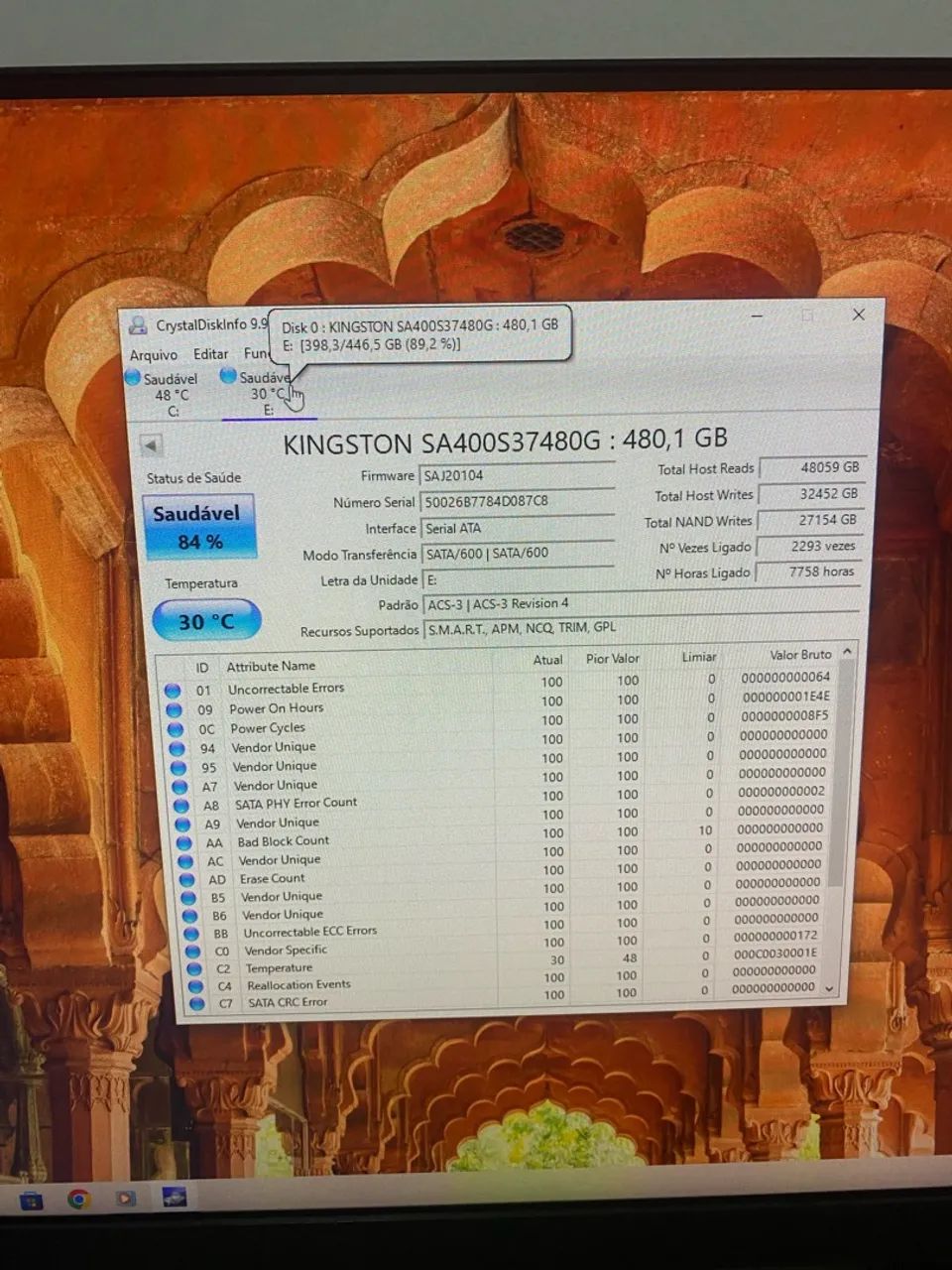 SSD SATA 480GB KINGSTON - Foto 4