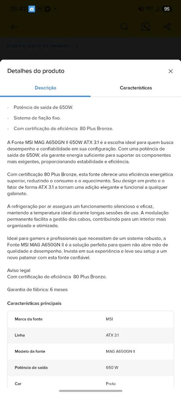 Fonte para PC Gamer - Foto 4