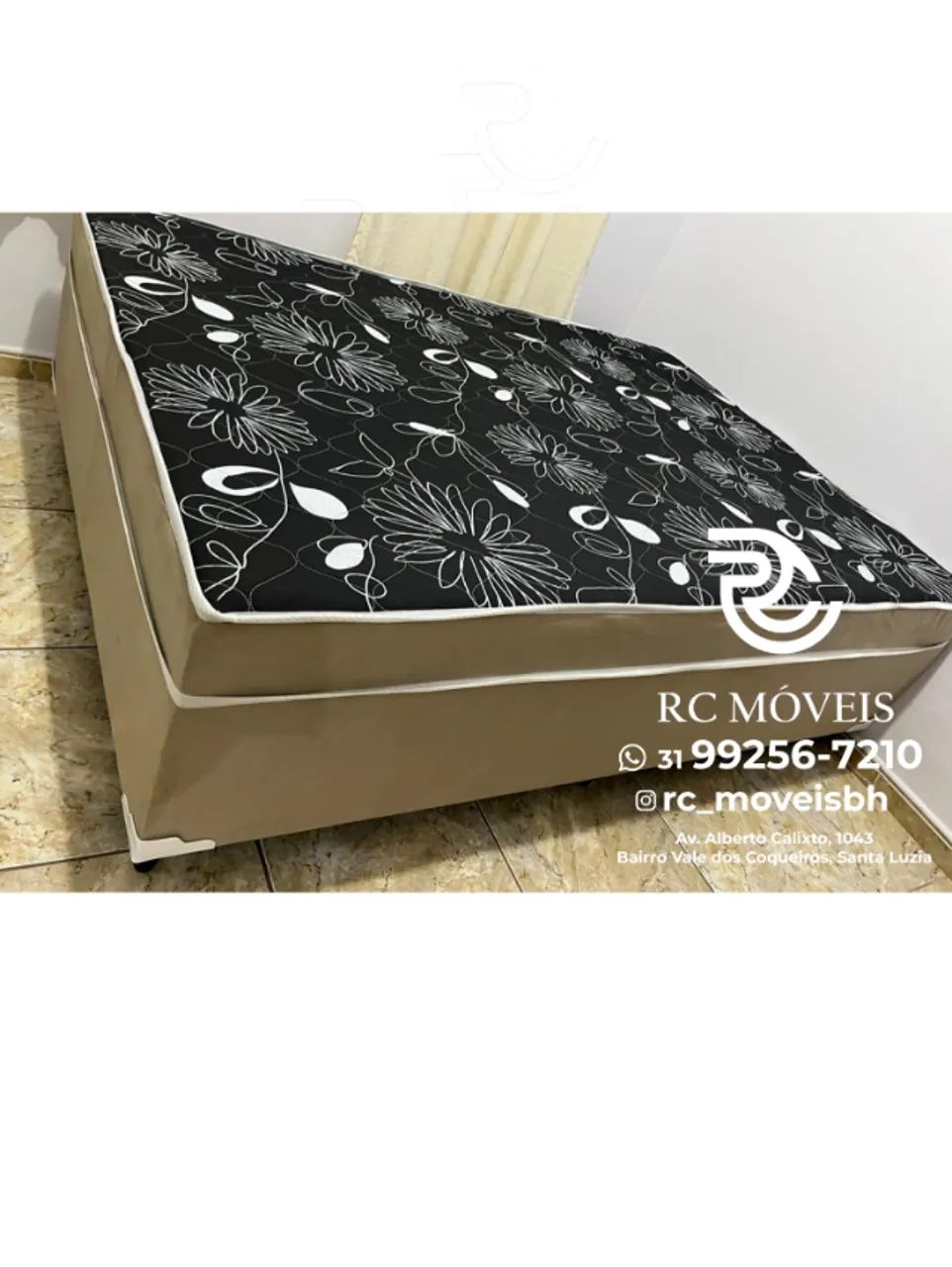 Cama Box Casal OrthoBox com Molas Ensacadas Alta Qualidade