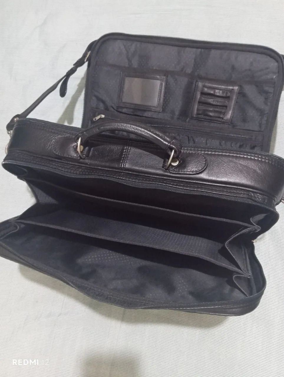 Pasta executiva Couro legítimo nova! - Foto 3