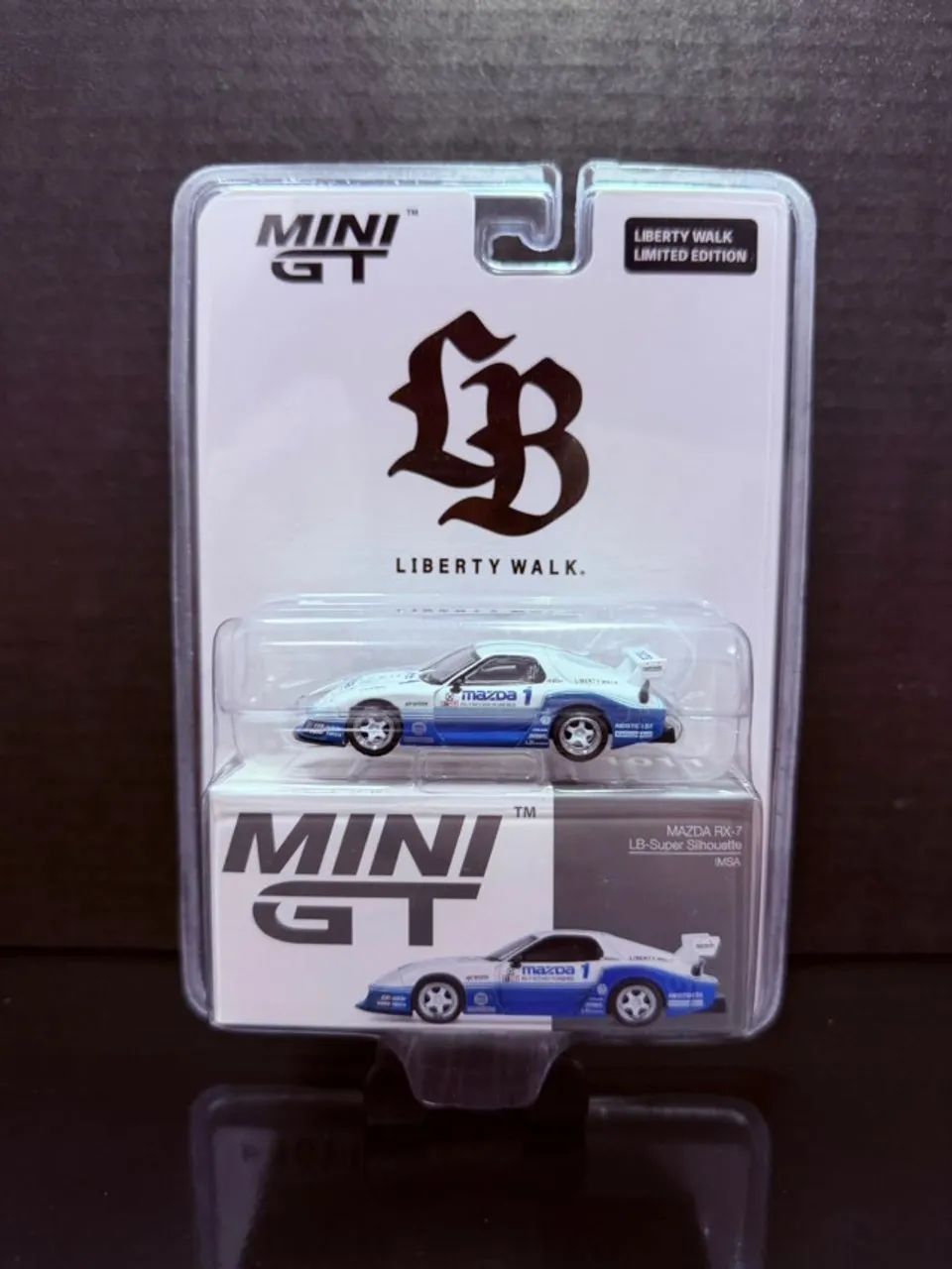 MINIGT MAZDA RX-7 LB-SUPER SILHOUETTE IMSA MGT01011