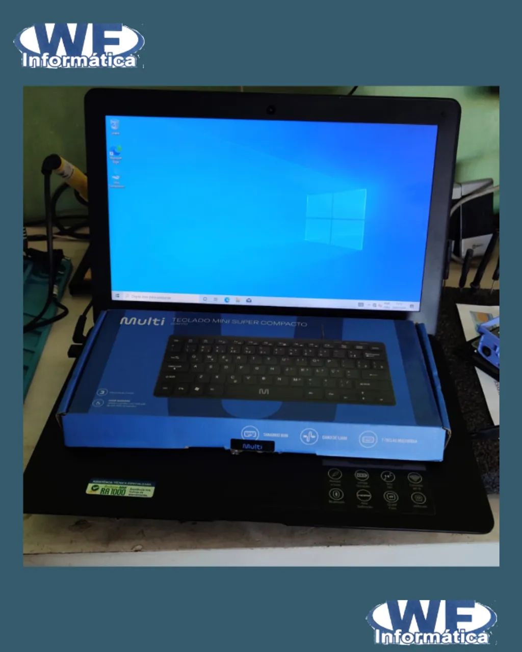 NOTEBOOK MULTILASER BASICO/ PROCESSADOR INTEL ATOM 