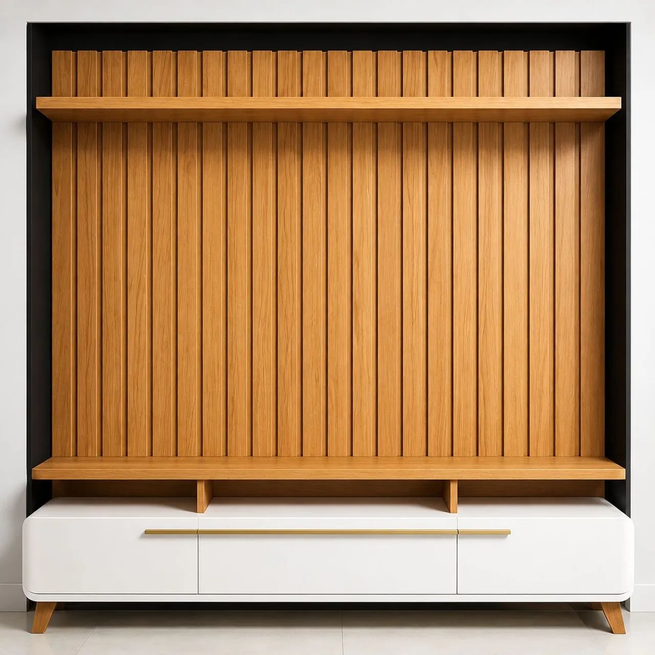 Painel com Rack link 