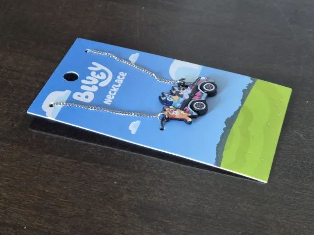 Colar Com Pingente Bluey. Her. Original. Novo! - Foto 4
