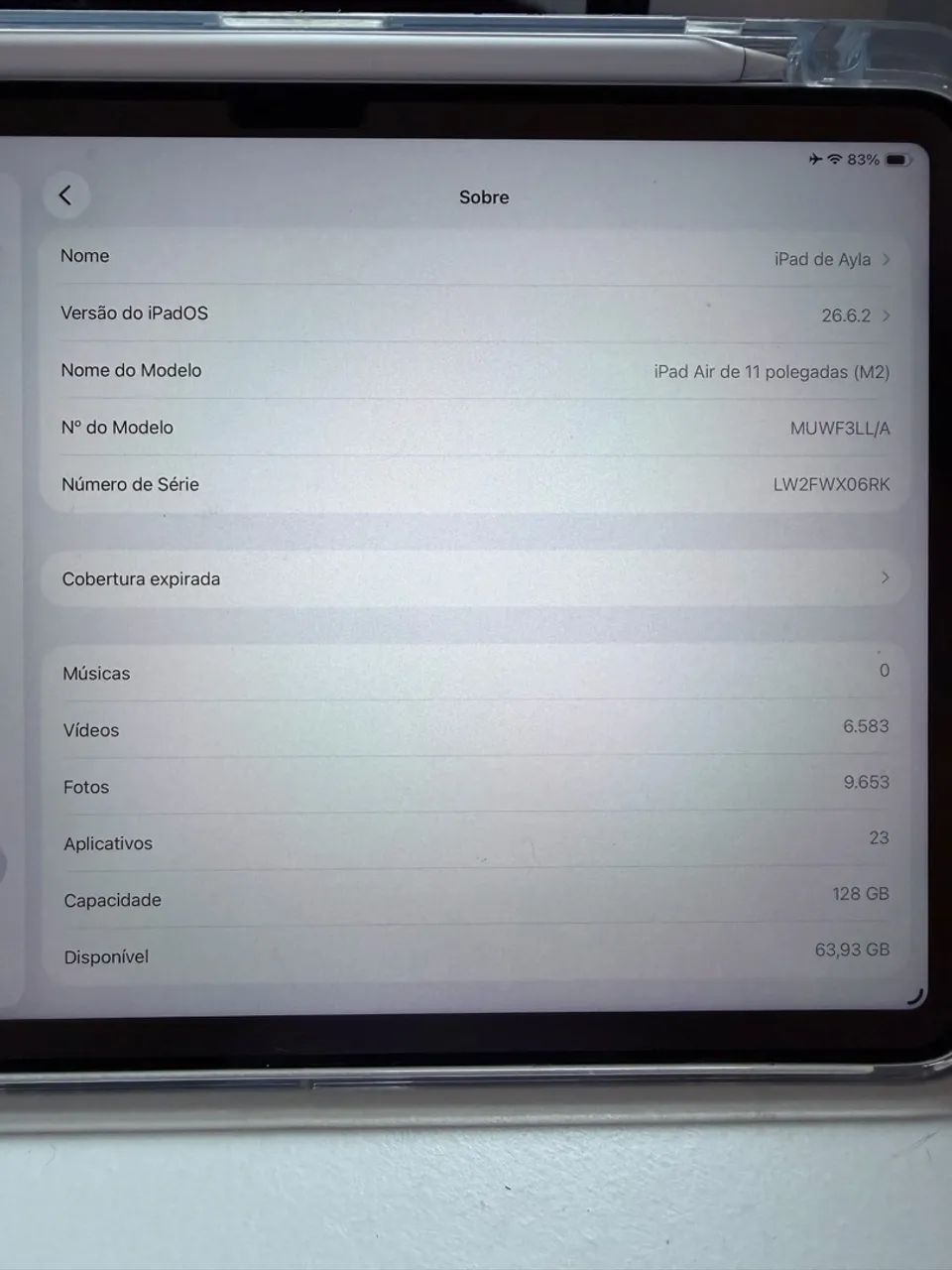 iPad Air 11 M2 com Apple Pencil Pro  - Foto 2