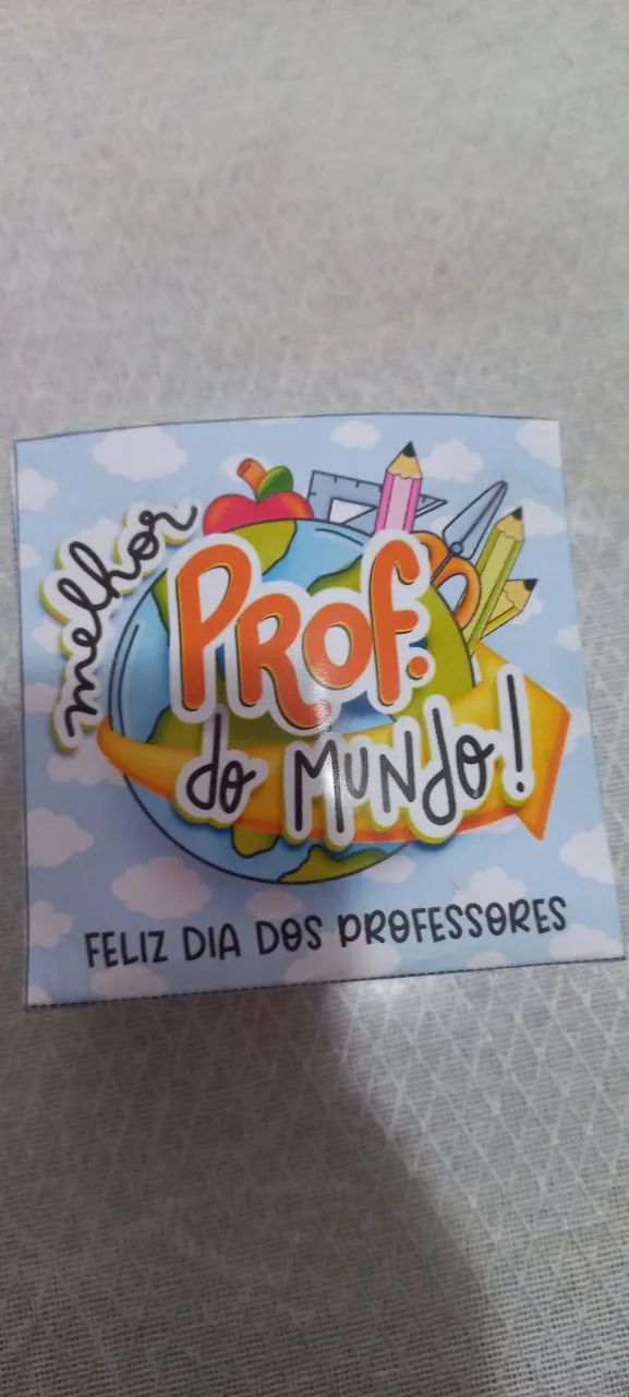 Lembrança Sabonete Dia do Professor 