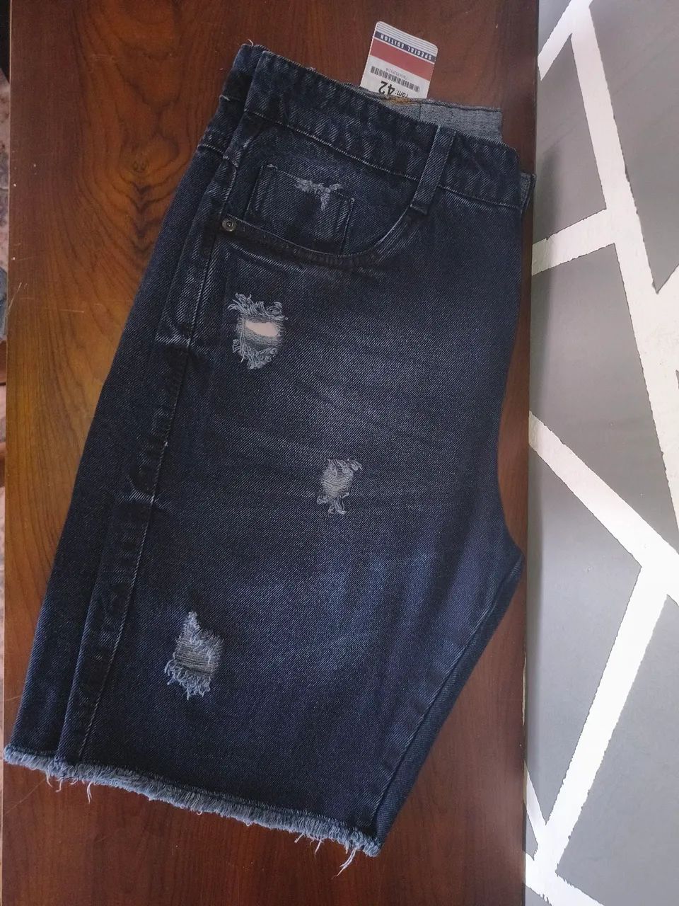 Bermuda masculina jeans 