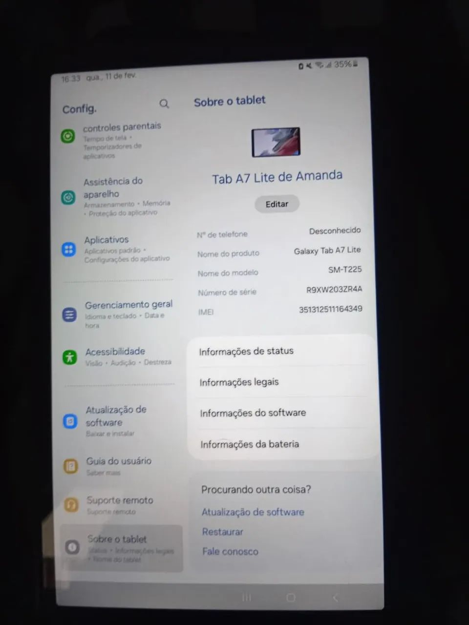 Tablet Samsung A7 lite  - Foto 4