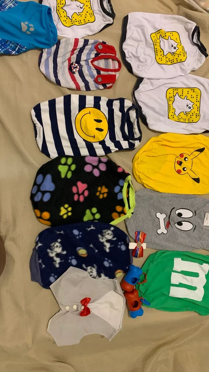 lotinho roupas, peitoral e vasilhame de cachorro  - Foto 3