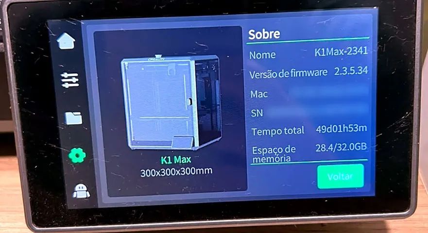 Impressora 3D Creality K1 Max + CFS Multicolor + Mesa Vidro - Foto 5