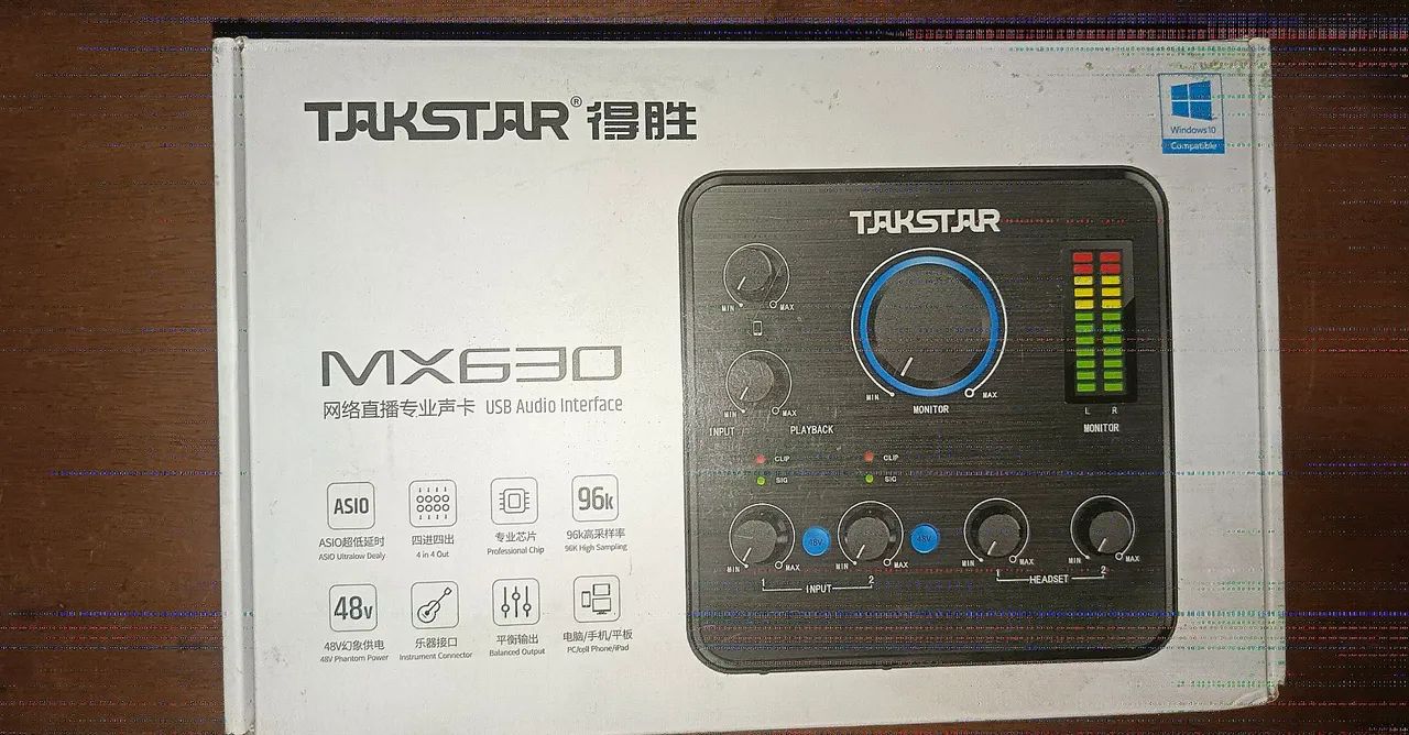 Interface de áudio taskar MX630 - Foto 3