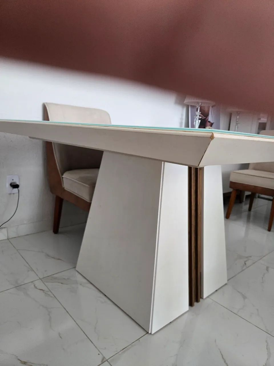 Mesa quadrada 140x140cm SEM CADEIRAS - Foto 2