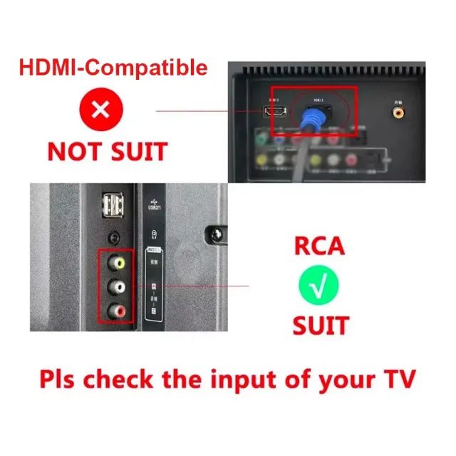 Conversor compatível com HDMI para RCA - Foto 5