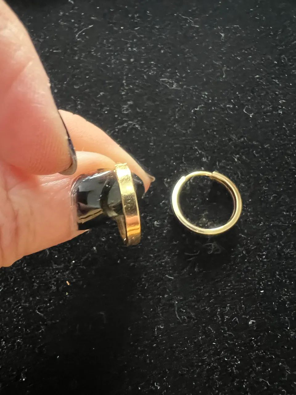 Brinco argola ouro 18k. Diâmetro: 16mm - Foto 4