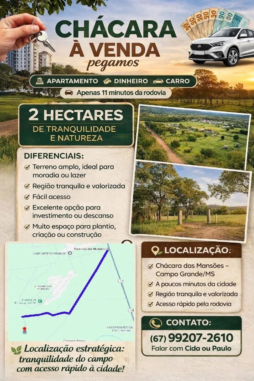 Foto - Campo Grande - Chácara das Mansões