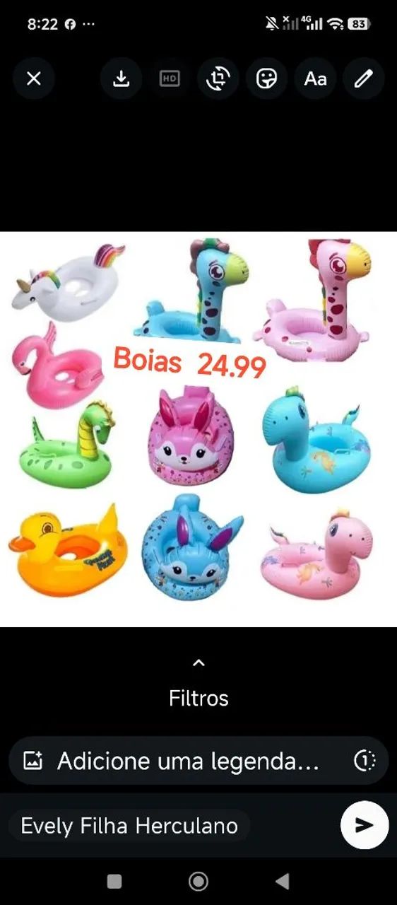 Boia para Praia e Piscina 