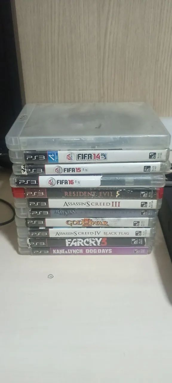 Playstation 3 Super Slim 250gb Preto + 11 jogos  - Foto 2