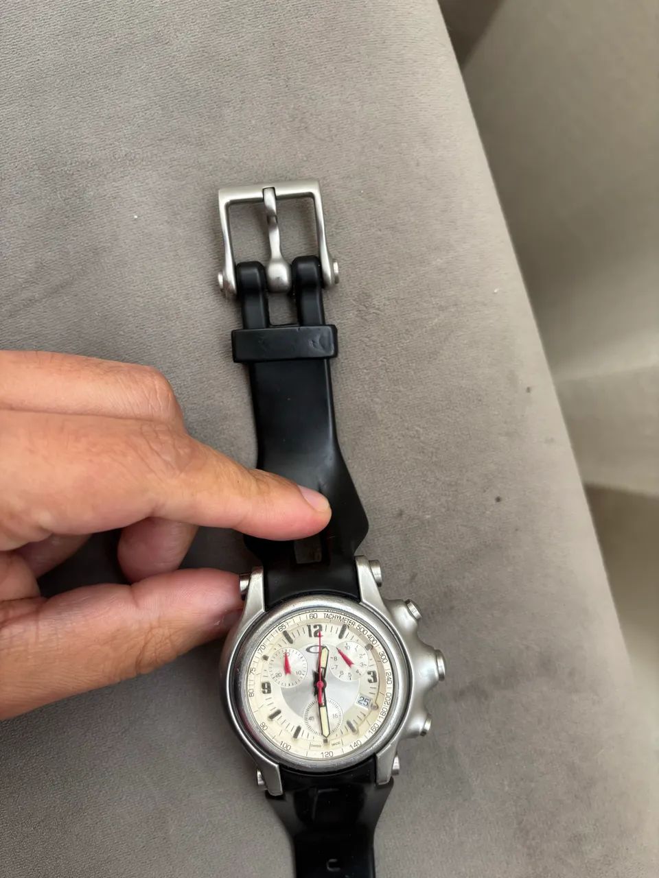  Oakley Holeshot 6-Hand White Dial - Foto 2