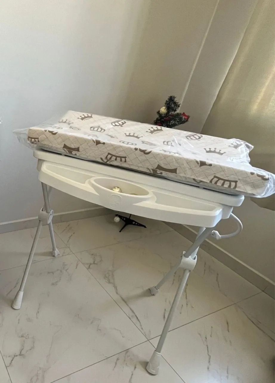 Banheira com trocador 