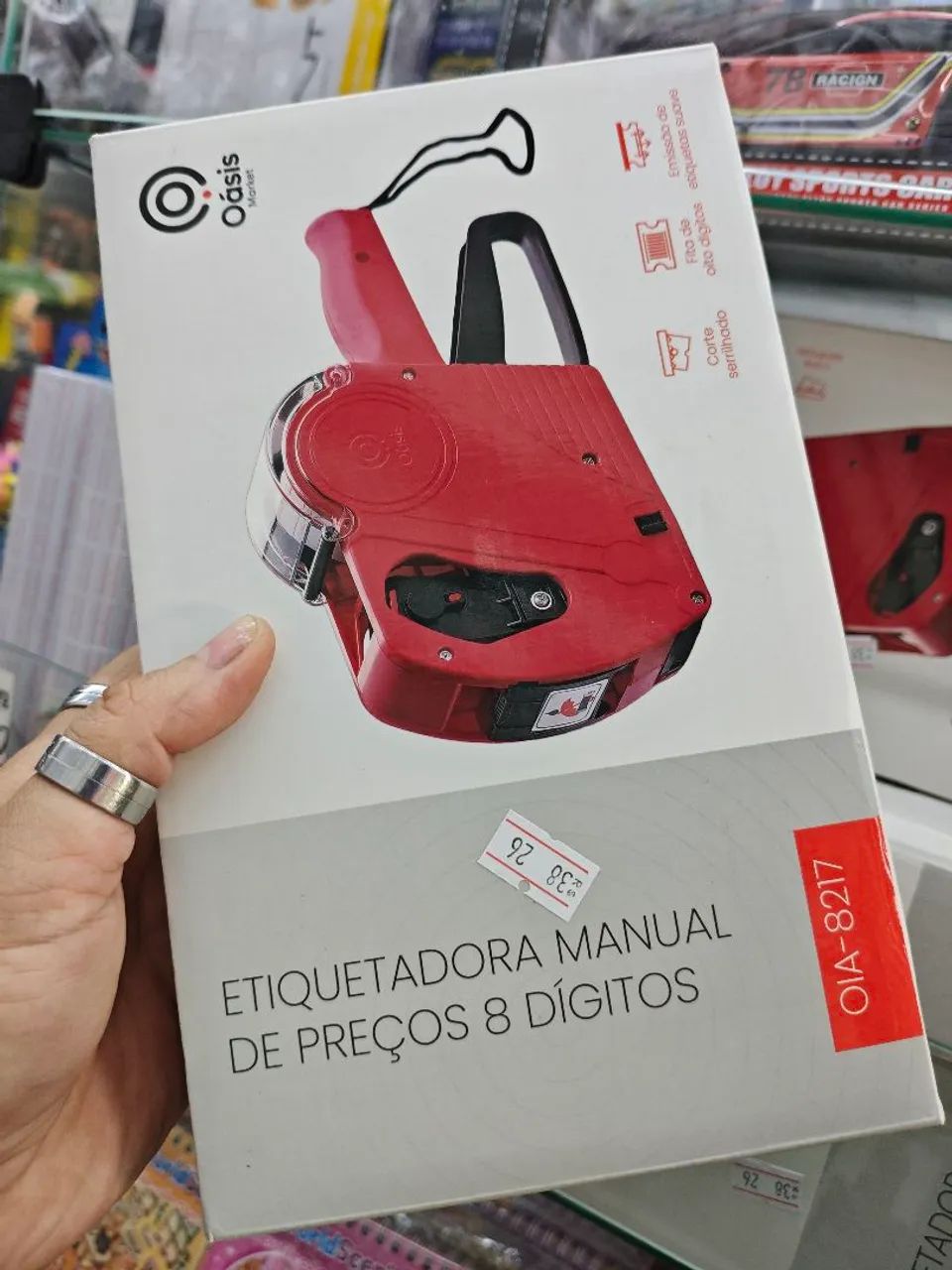 Etiquetadora Manual 8 dígitos - NOVA