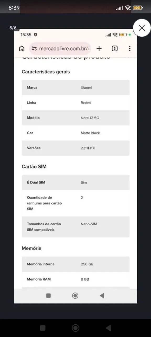 Vendo Xaiomi note 12  - Foto 5